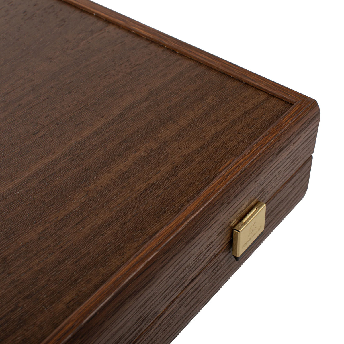 Medium Manopoulos Backgammon Set Wenge Walnut Burl Oak 38x20