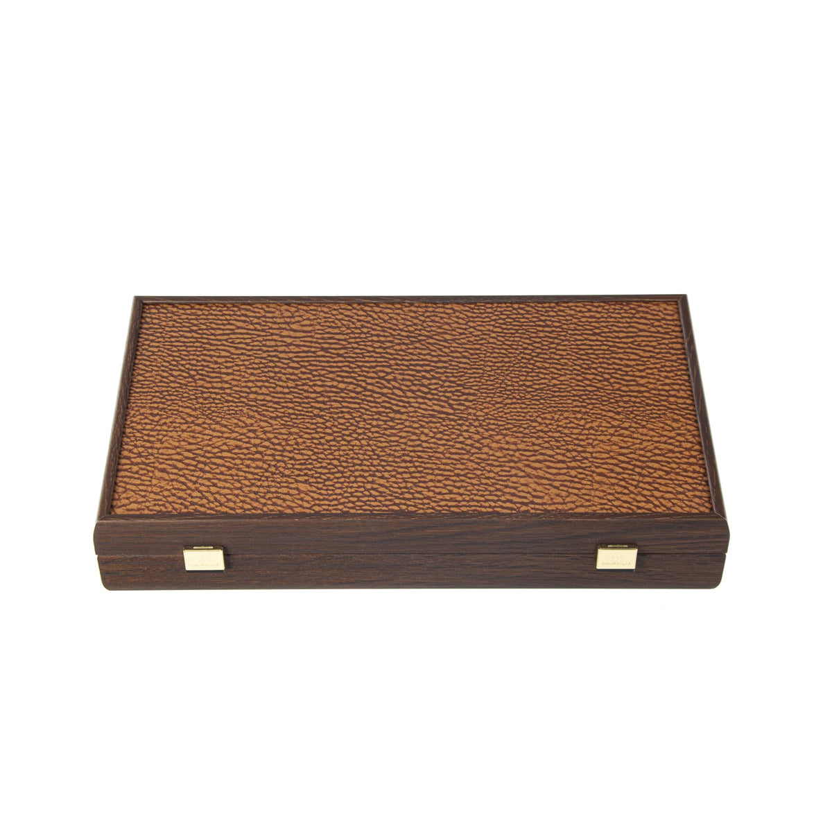Luxury Manopoulos Poker Set 300 Chips Dark Walnut Case 39x22 cm